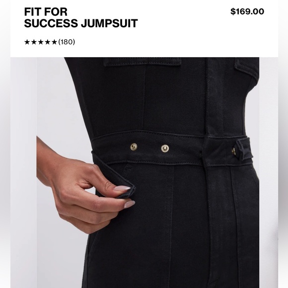 NWT Good American Fit For Success Jumpsuit Black099
Small - Picture 4 of 7